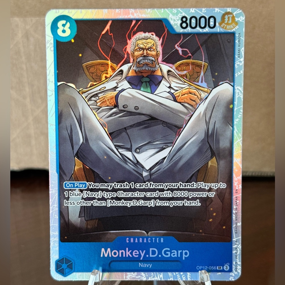 Monkey.D.Garp OP12-056 Legacy of the Master Super Rare Foil